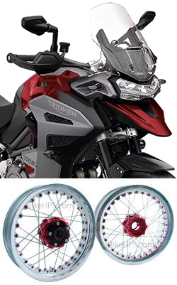 Kineo Wire Spoked Tubeless Wheels for Triumph Tiger 1200 Explorer, GT Pro, Rally Pro & Rally Explorer 2022> onwards 