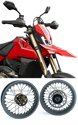 Kineo Wire Spoked Tubeless Wheels for Ducati 698 Hypermotard Mono (including RVE model) 2024> onwards