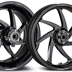 Marchesini M7R Genesi Magnesium Wheels for Ducati Desmosedici D16RR (All years) (Gloss Black Pair)