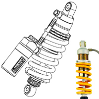 Ohlins STX 46 Street Shock Absorber for Ducati Monster 821 2015-2018 