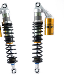 Ohlins STX 36 Twin Shock Absorbers for Triumph Thruxton 900 2005-2015