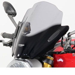 MRA Ducati Monster 1200 & 1200S Double Bubble/Racing Universal Motorcycle Screen
