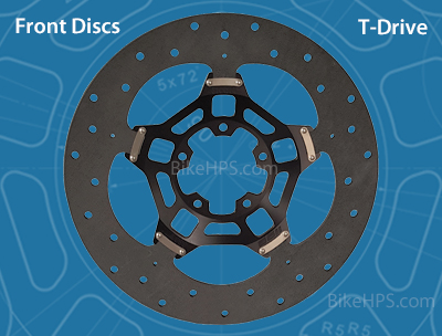 SICOM T-Drive DMC Ceramic Front Brake Discs for Ducati