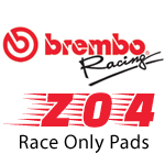 Brembo Z04 Race & Track Only Brake Pads