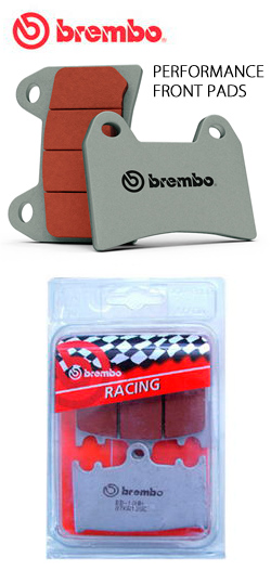 Brembo Benelli Sintered SR Compound Front Brake Pads For Fast Road & Track Use (Complete Front Axle Set) 