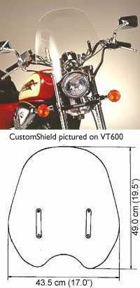 MRA Customshield For Unfaired Bikes (CU) 