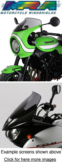MRA Spoiler (Flip) Motorcycle Screen for Suzuki 