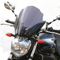 MRA Yamaha FZ6 S2 Double Bubble/Racing Universal Motorcycle Screen