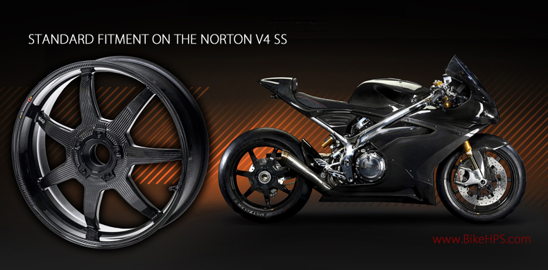 BST Carbon Fibre Wheels for Norton V4 SS