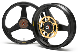 Dymag CH3 Classic Magnesium 3 Spoke Wheels Black