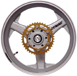 dymag magnesium bike wheel silver