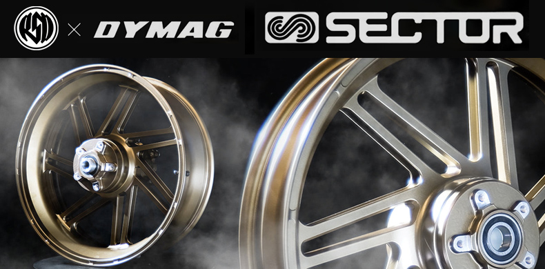 RSD X Dymag Sector Motorcycle Wheels