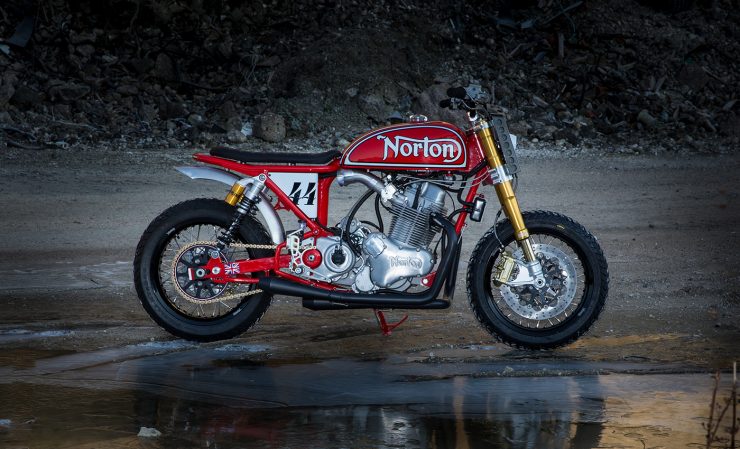 Norton MM Commando with ISR Brakes