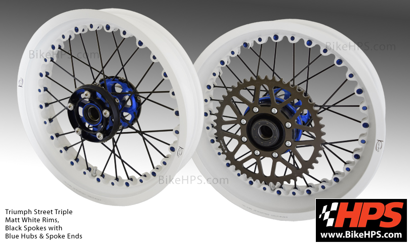 Triumph Street Triple Spoked Wheels from Kineo