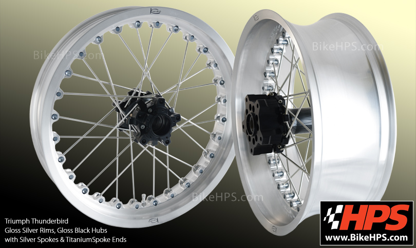 Triumph Thunderbird Kineo Wheel Gloss Silver & Black