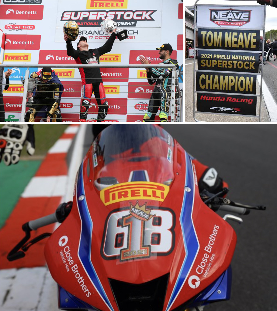 Tom Neave & Honda Racing Superstock 1000 2021 Champions