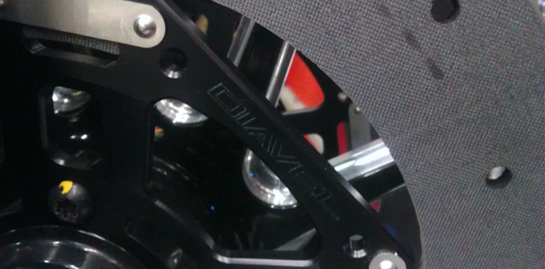 Sicom T-Drive Carbon Ceramic Brake Disc Closeup